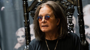 Ozzy Osbourne Signs Copies Of His Album "Patient Number 9"