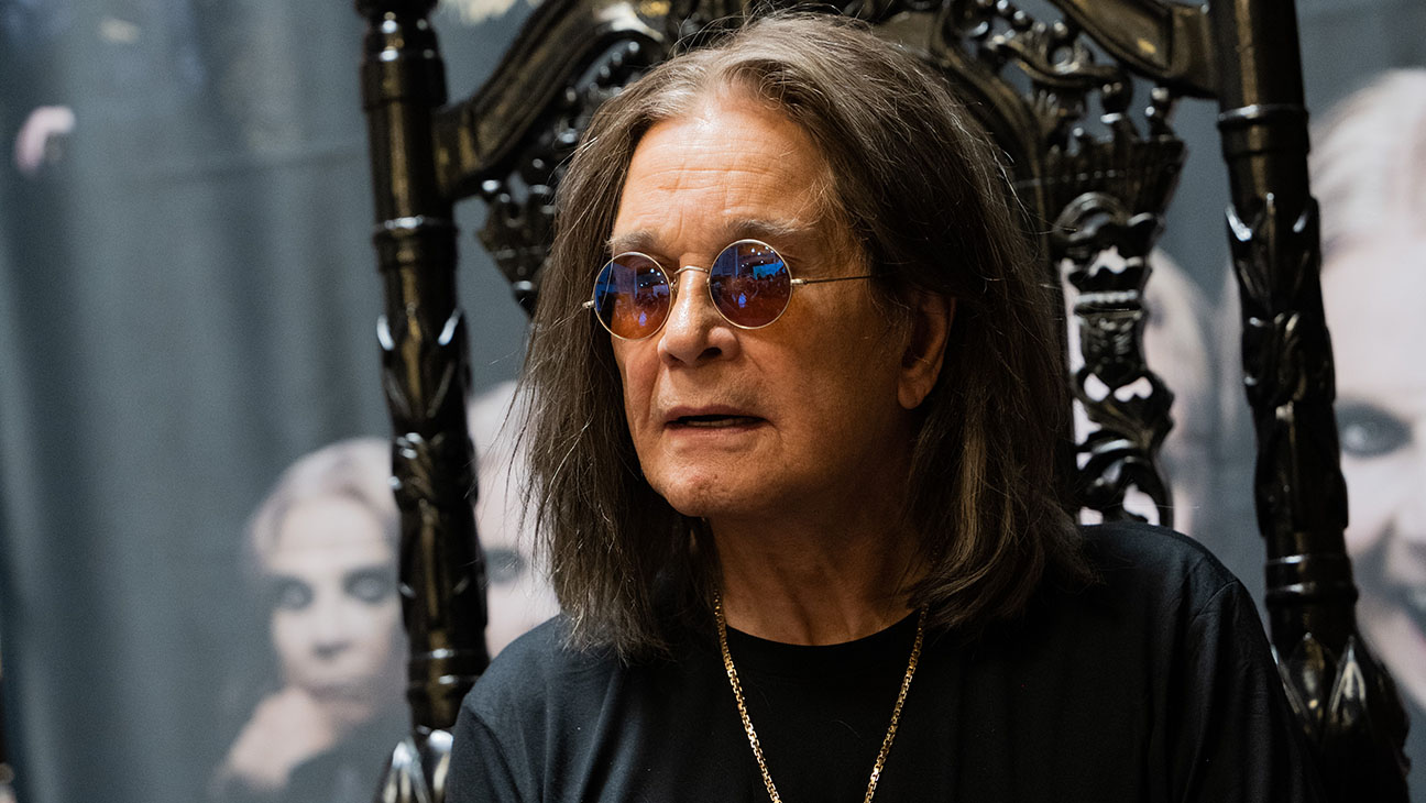 Ozzy Osbourne Signs Copies Of His Album "Patient Number 9"