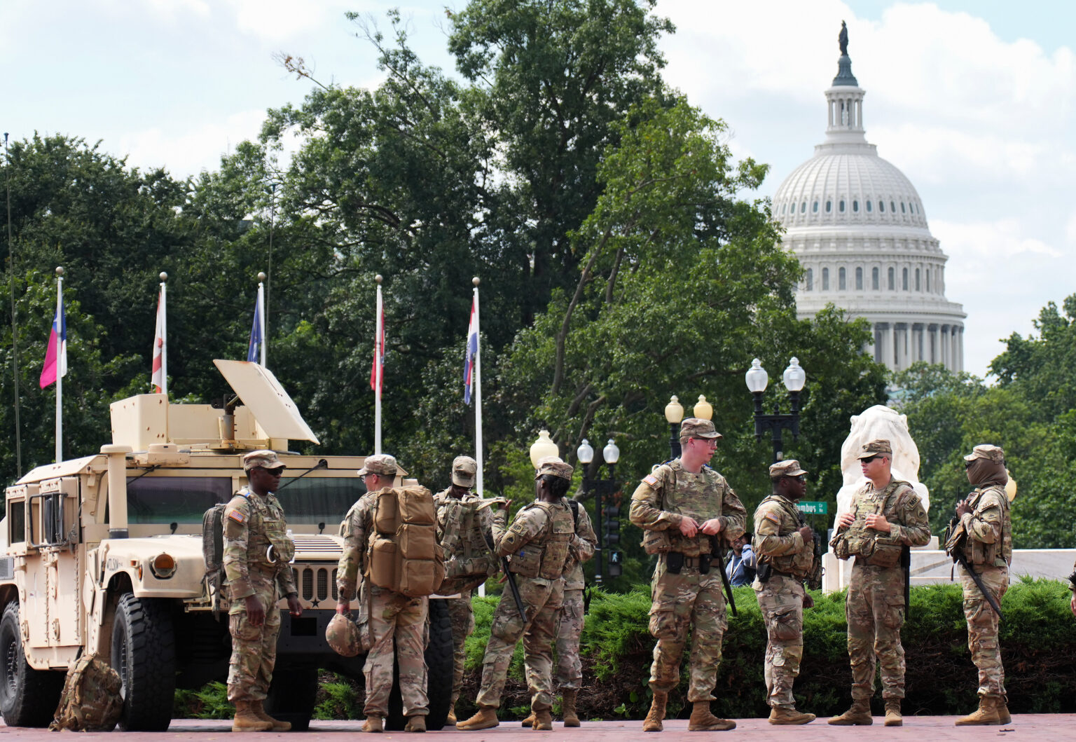 Trump Increases Federal Law Enforcement Presence, Deploys National Guard In Nation's Capital