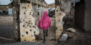TOPSHOT-NIGERIA-DISPLACED
