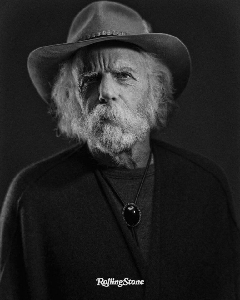 Portrait of Bob Weir at Jim Henson Studios Los Angeles, California.