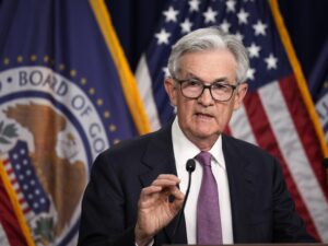 Federal Reserve Chair Jerome Powell Holds A News Conference Following The Federal Open Market Committee Meeting